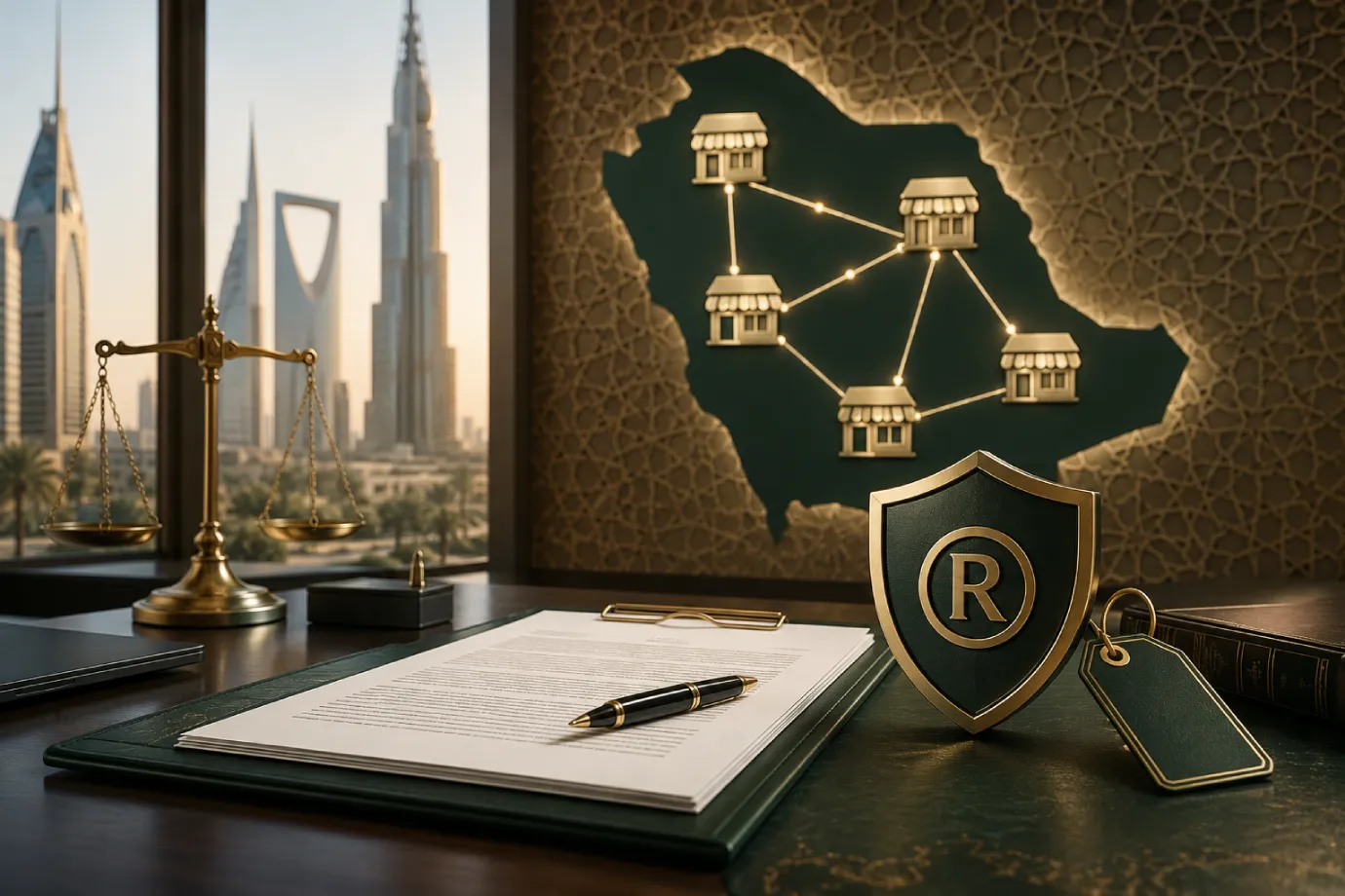 دليل عقود الامتياز التجاري في السعودية 2026 | التسجيل وحماية العلامة التجارية